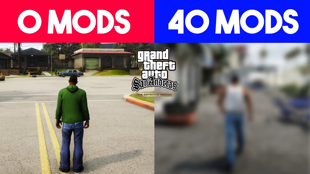 Gta Sa Definitive Edition 40 Mods Gaming Stiff