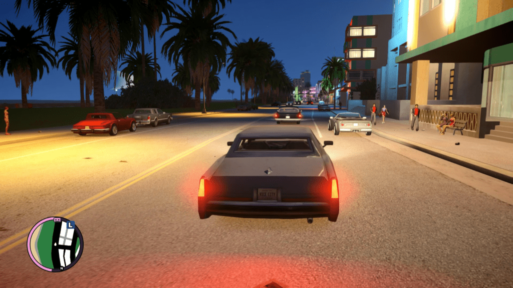 GTA Vice City Cars Night Drive